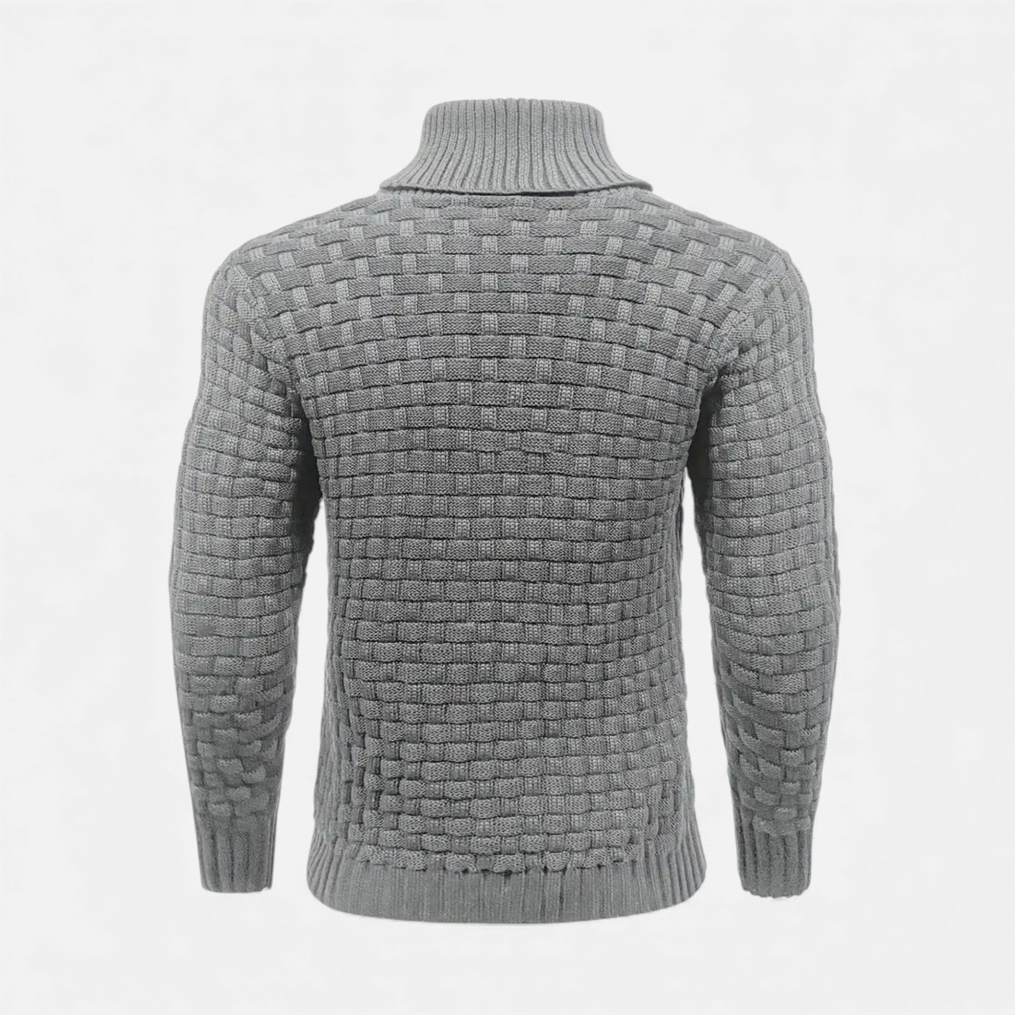 Rocal Outlet | Jersey para Hombre – Clásico Invernal de Punto con Solapa