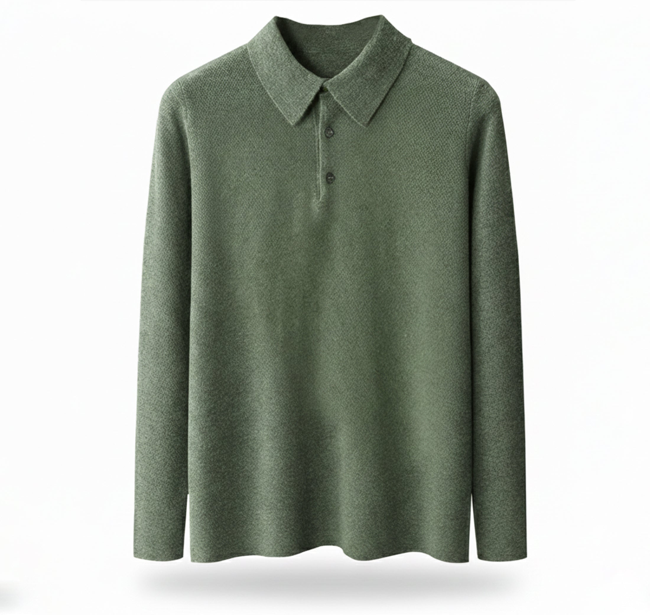 Rocal Outlet | Jersey de Punto con Cuello Polo para Hombre – Capa Diaria Cálida