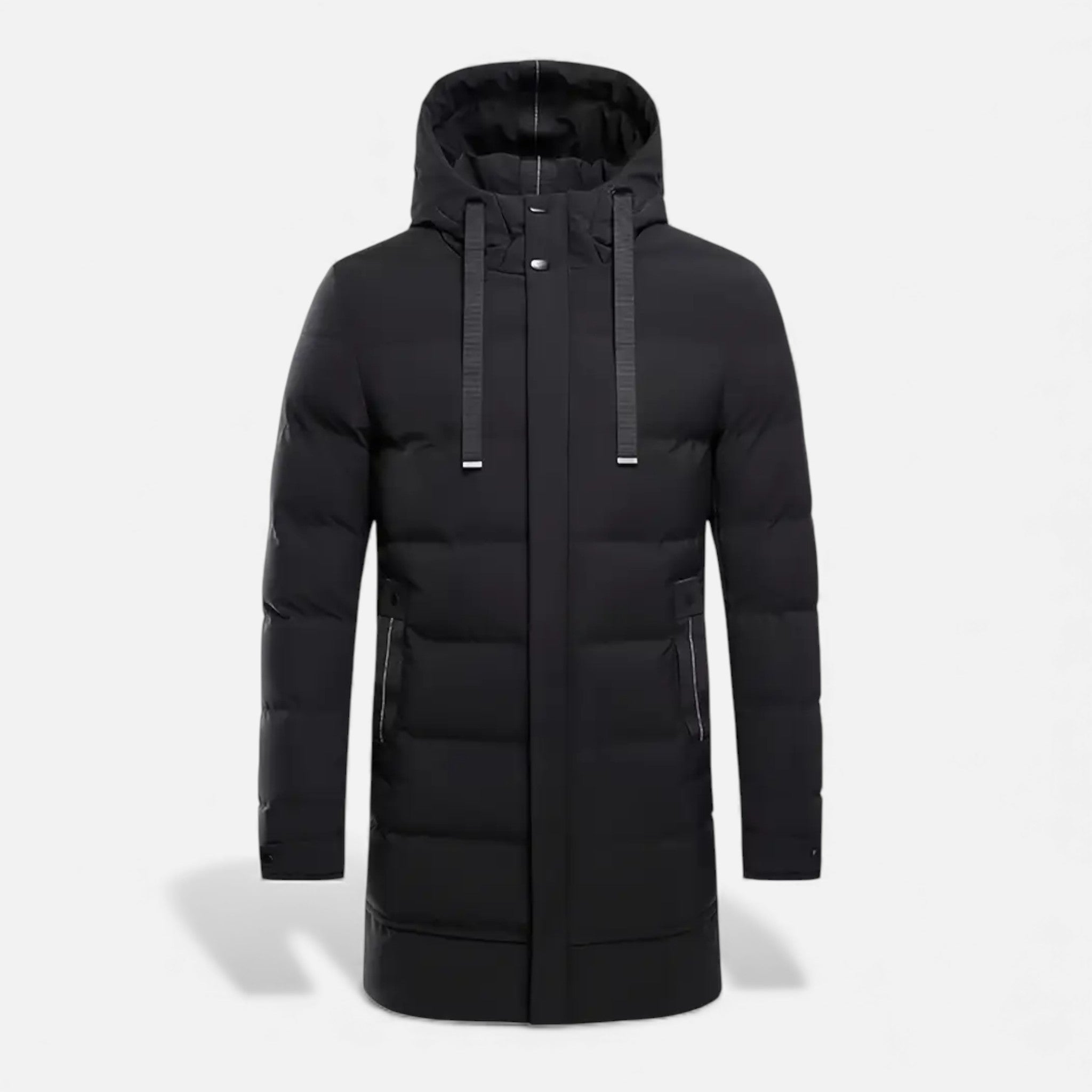 Rocal Outlet | Abrigo largo de hombre – esencial casual con capucha