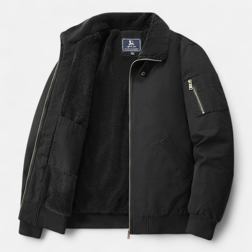 Rocal Outlet | Chaqueta para Hombre – Algodón y Lana de Cordero Atemporal