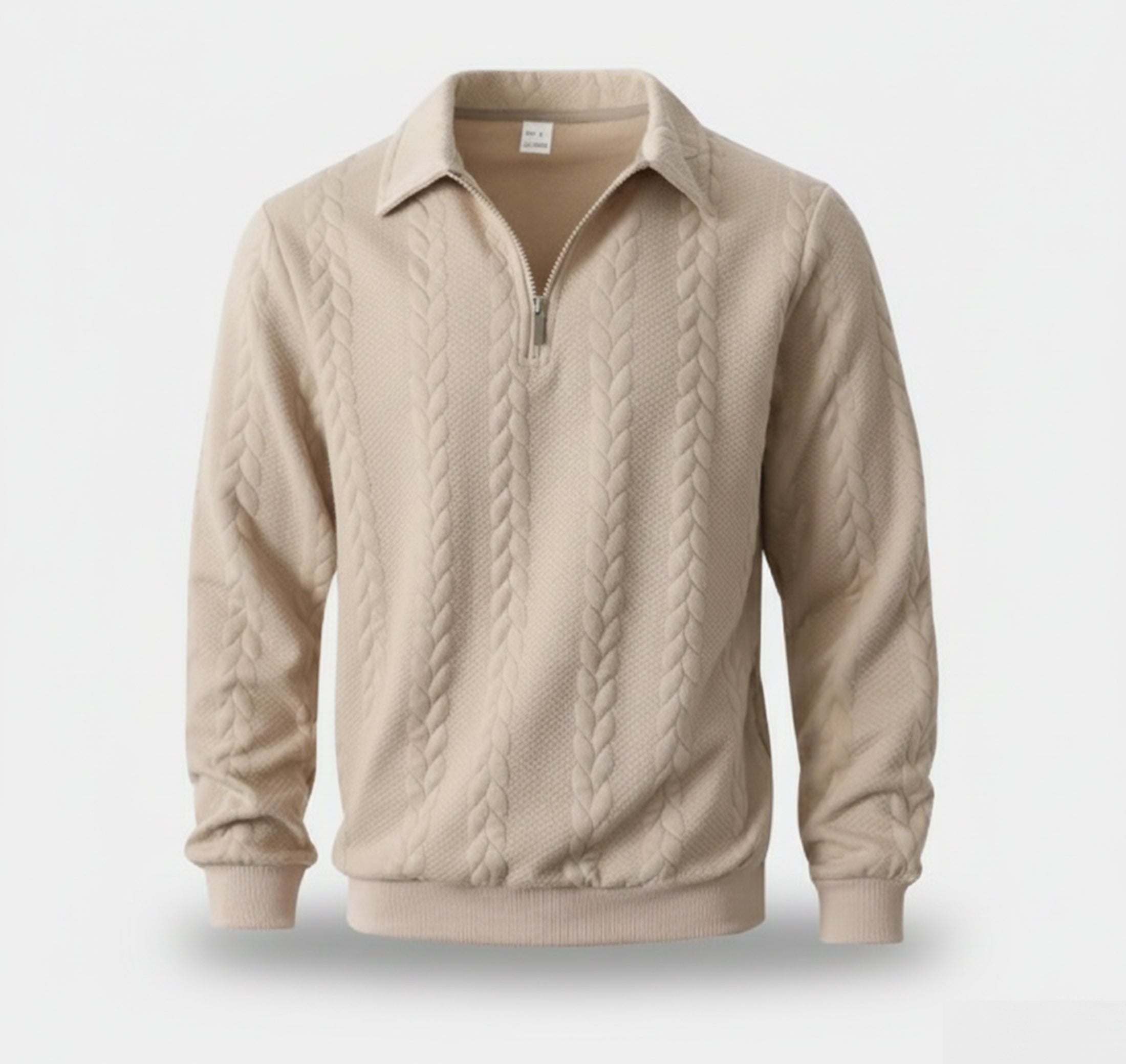 Rocal Outlet | Prendas de punto jacquard para hombre – Clásico con solapa suelta