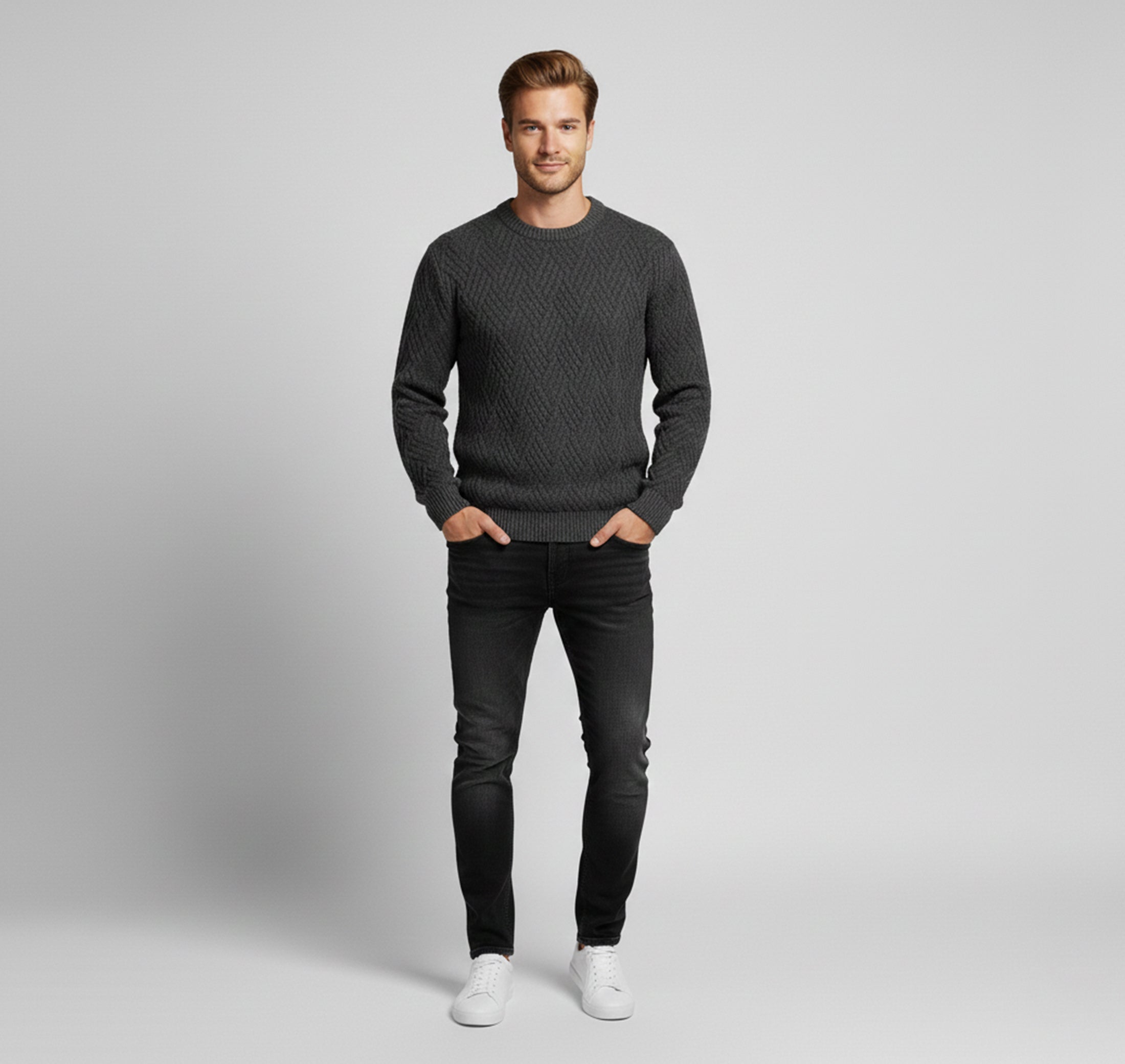Rocal Outlet | Jersey casual de hombre – Corte relajado para otoño