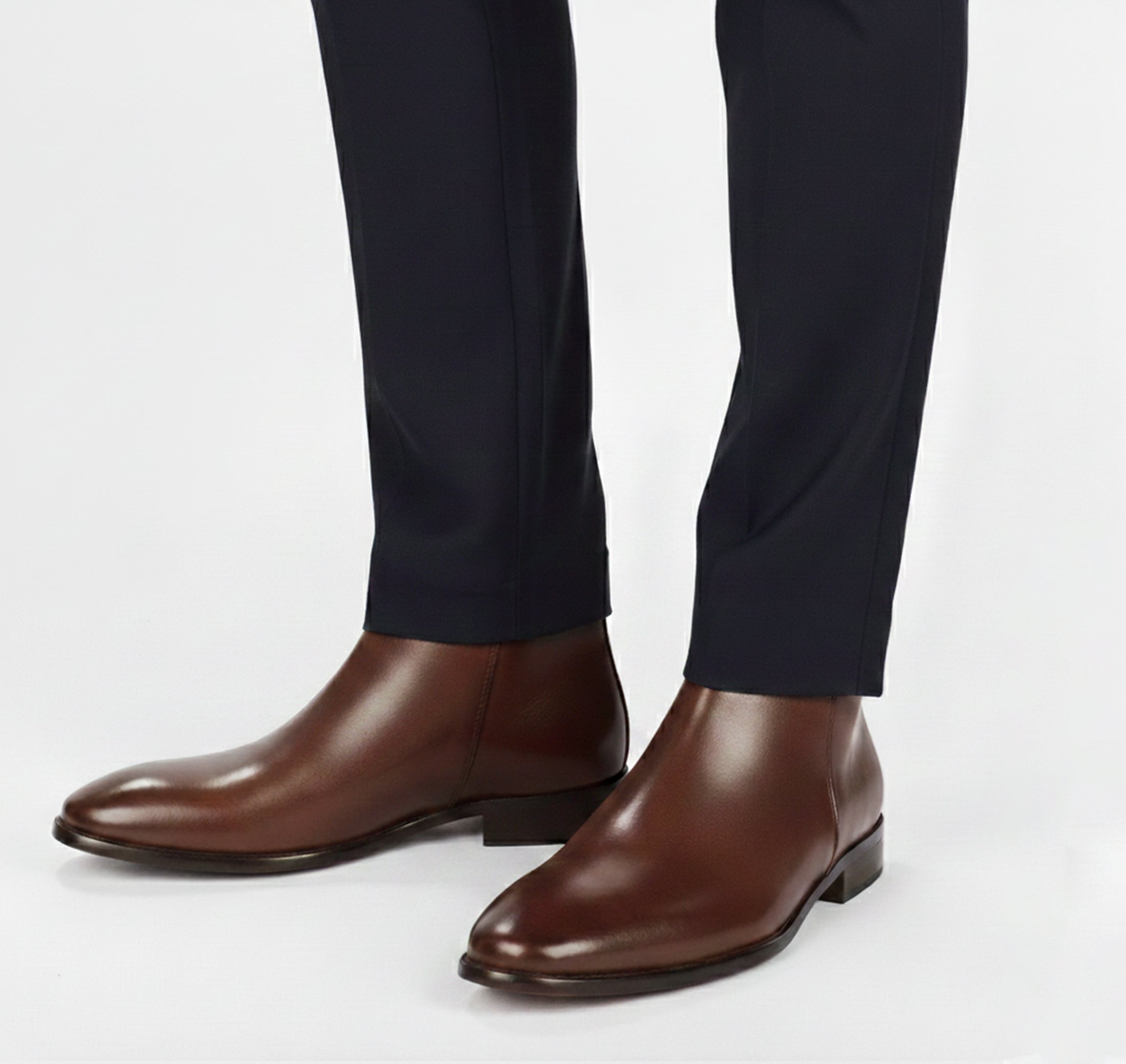 Rocal Outlet | Botines Chelsea para hombre – Cuadrado moderno para caballero