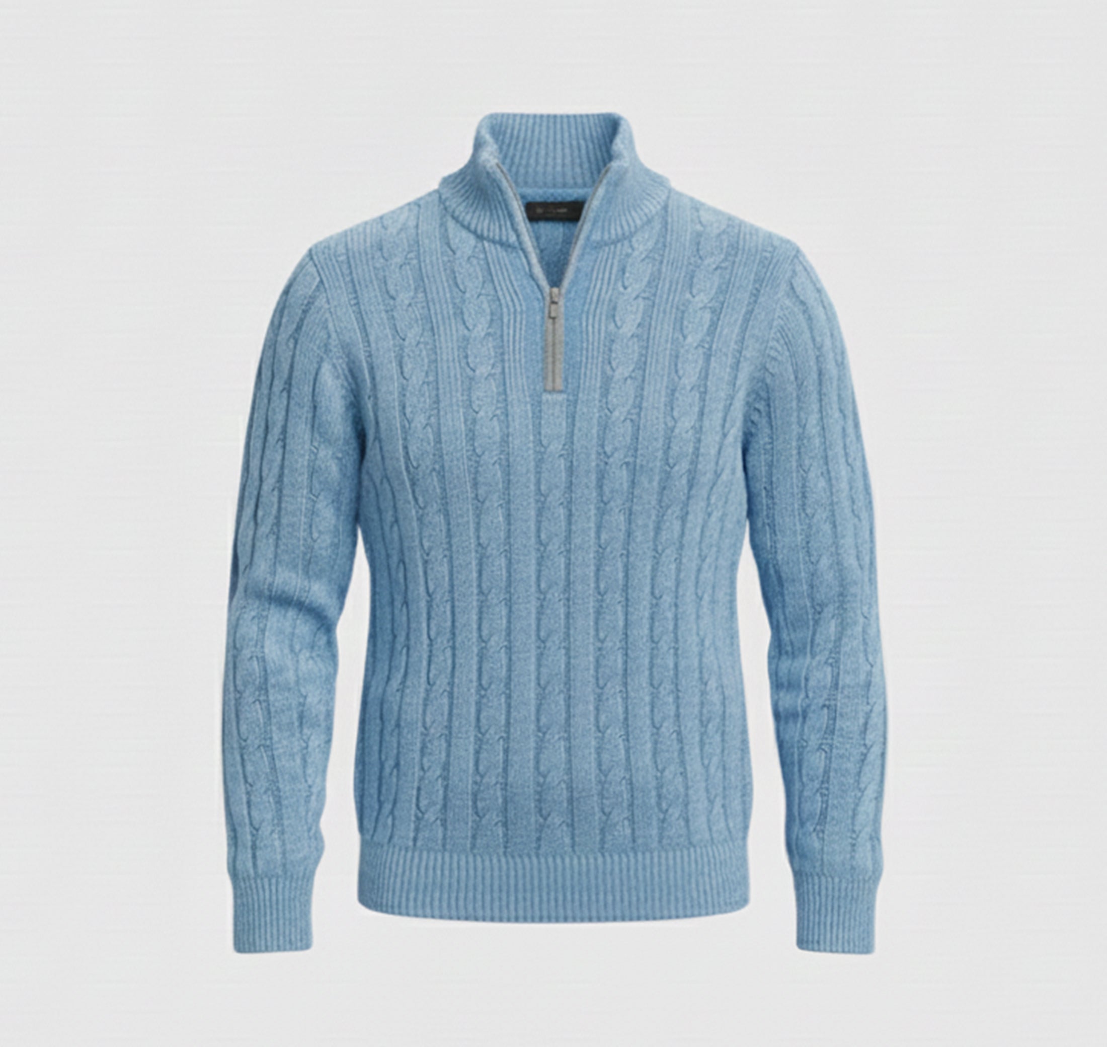 Rocal Outlet | Suéter de lana para hombre – Clásico con cuello semi-alto