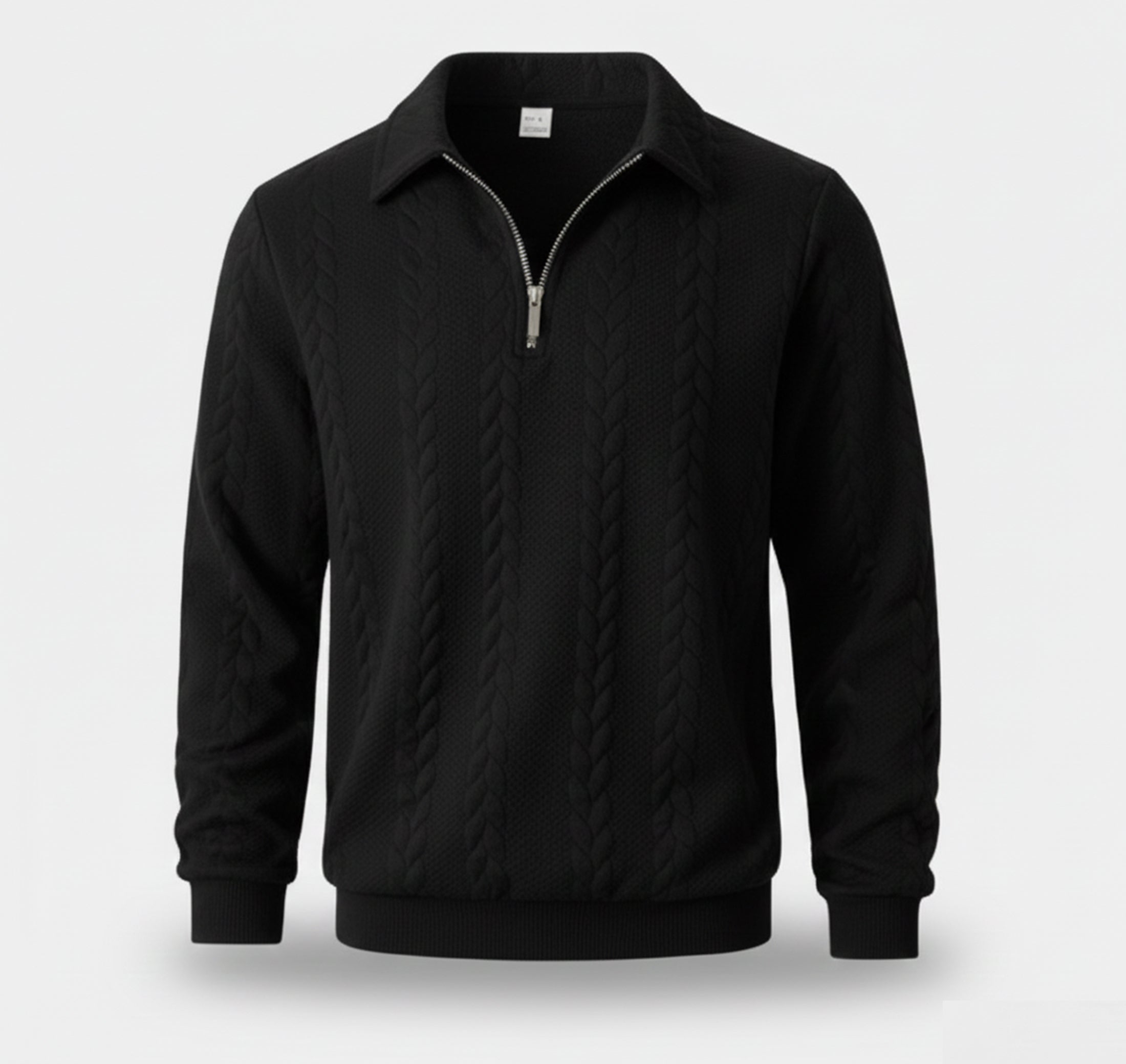 Rocal Outlet | Prendas de punto jacquard para hombre – Clásico con solapa suelta
