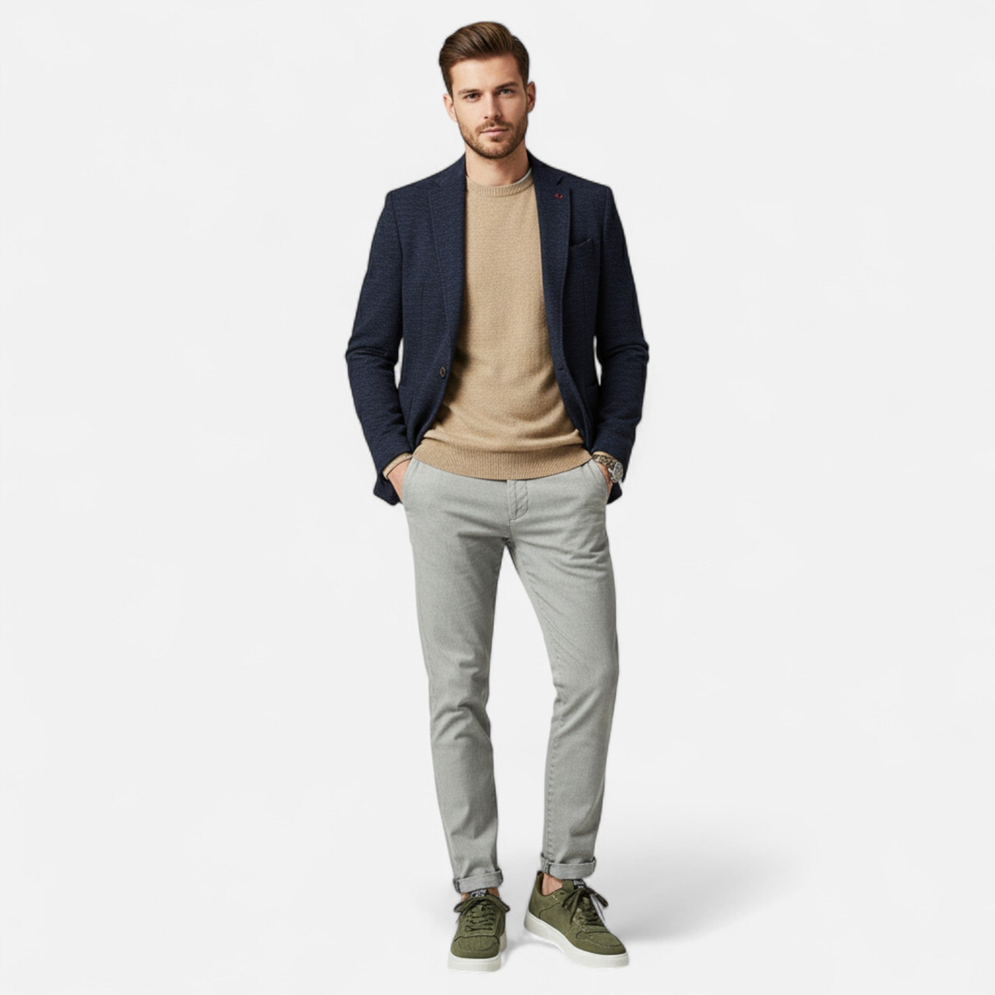 Rocal Outlet | Zapatillas para hombre – Elegancia clásica de corte bajo para uso diario