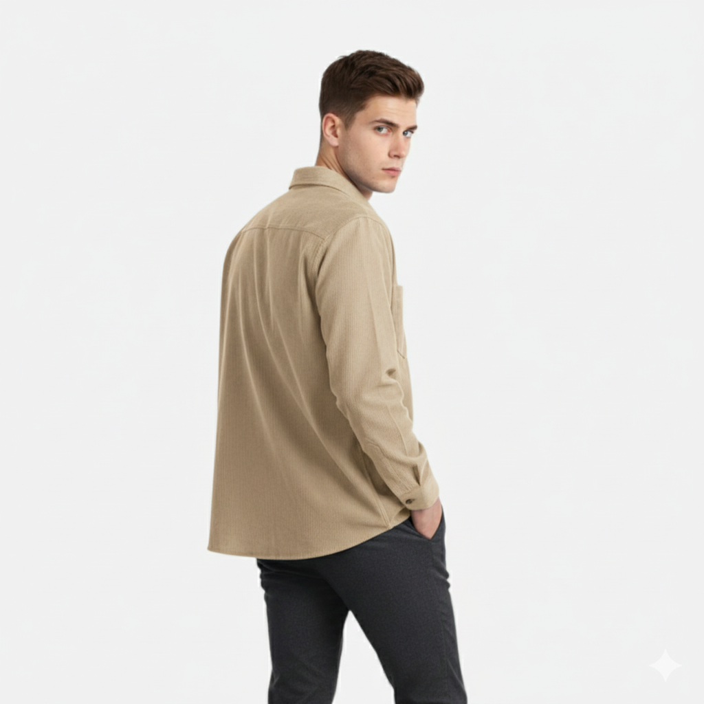 Rocal Outlet | Sobrecamisa de pana para hombre – Encanto casual elegante sin esfuerzo