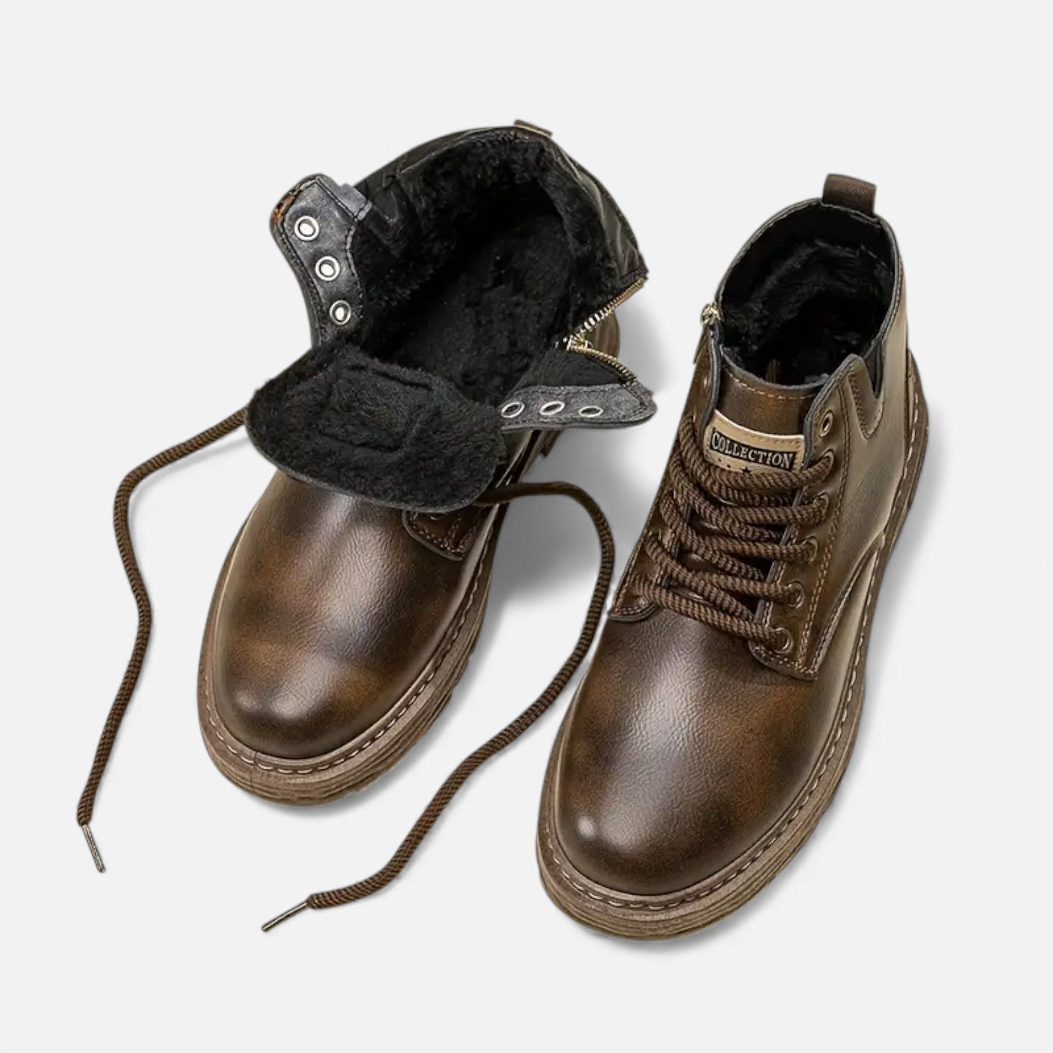 Rocal Outlet | Botas Vintage para Hombre – Clásicas Cortas con Cordones