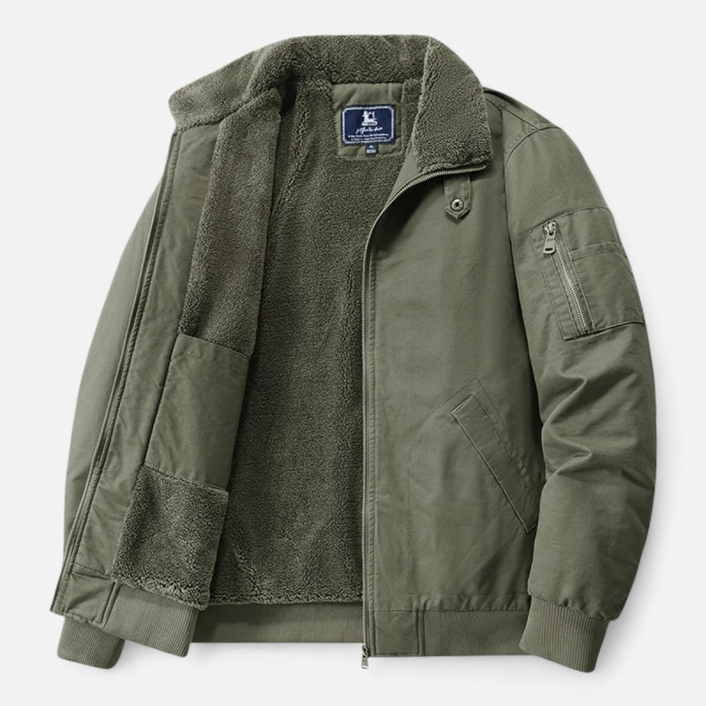 Rocal Outlet | Chaqueta para Hombre – Algodón y Lana de Cordero Atemporal