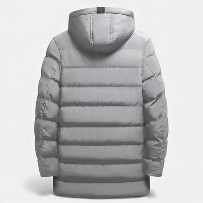 Rocal Outlet | Abrigo largo de hombre – esencial casual con capucha