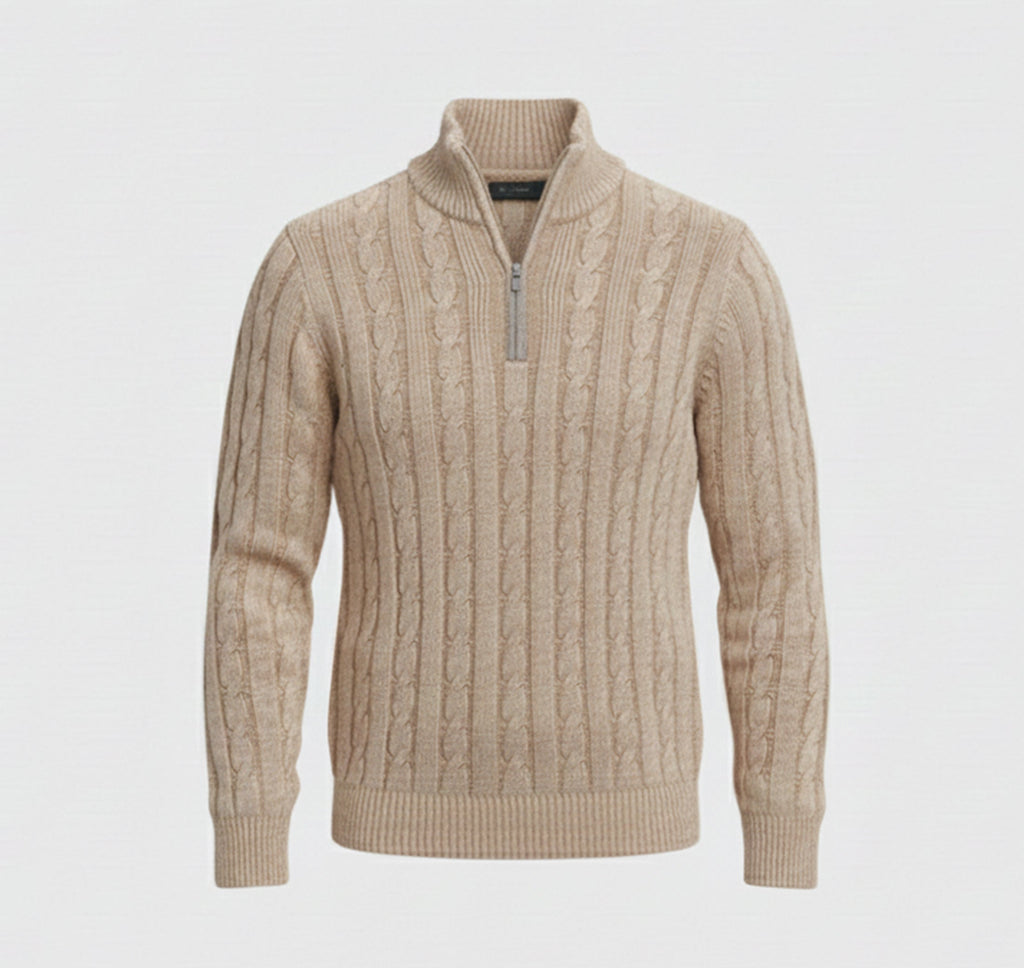 Rocal Outlet | Men’s Wool Sweater – Mock Neck Classic