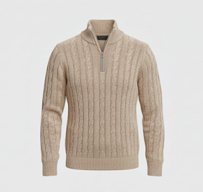 Rocal Outlet | Suéter de lana para hombre – Clásico con cuello semi-alto