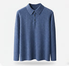 Rocal Outlet | Men’s Polo Collar Knit – Warm Daily Layer