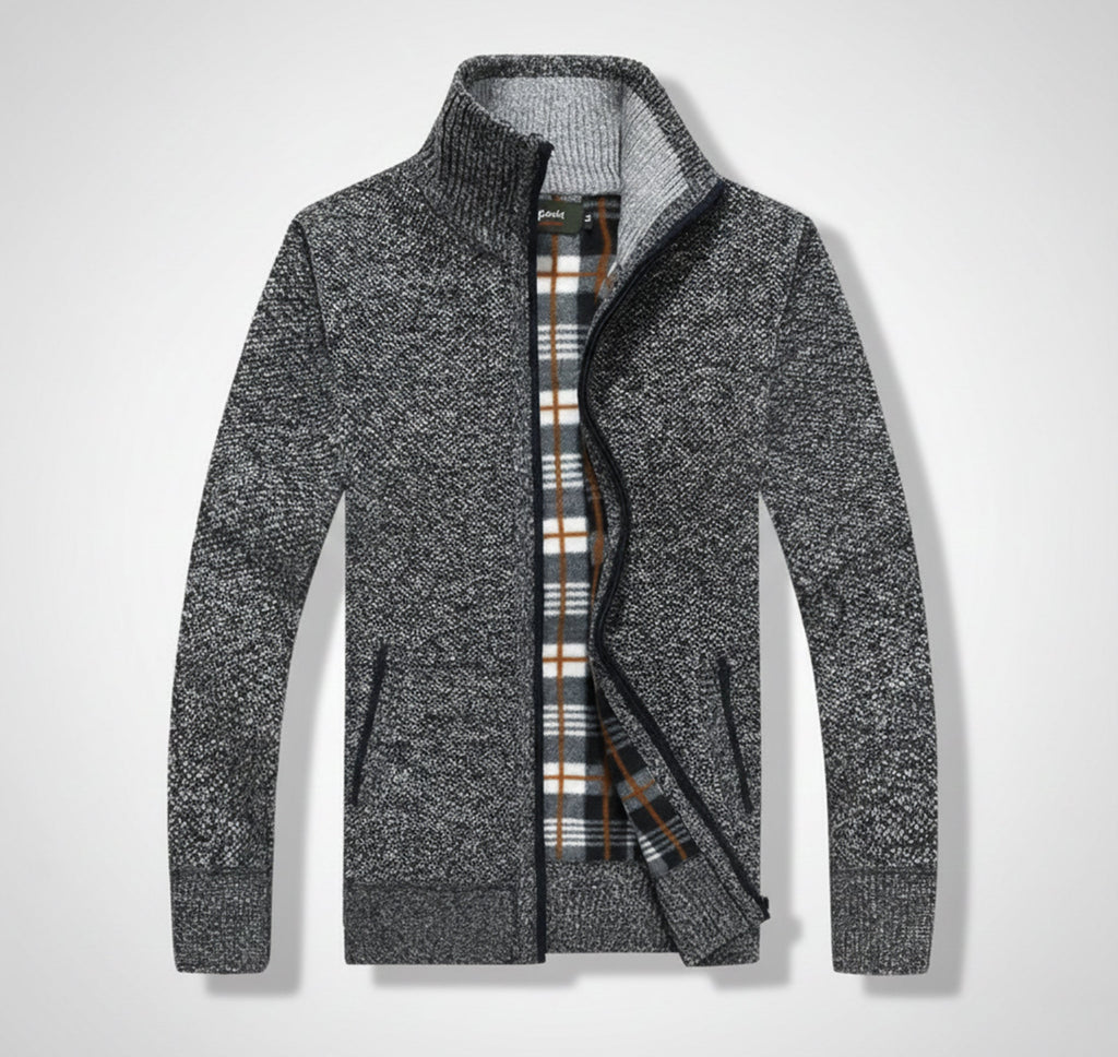 Rocal Outlet | Men’s Knit Sweater Jacket – Warm Knit Layer