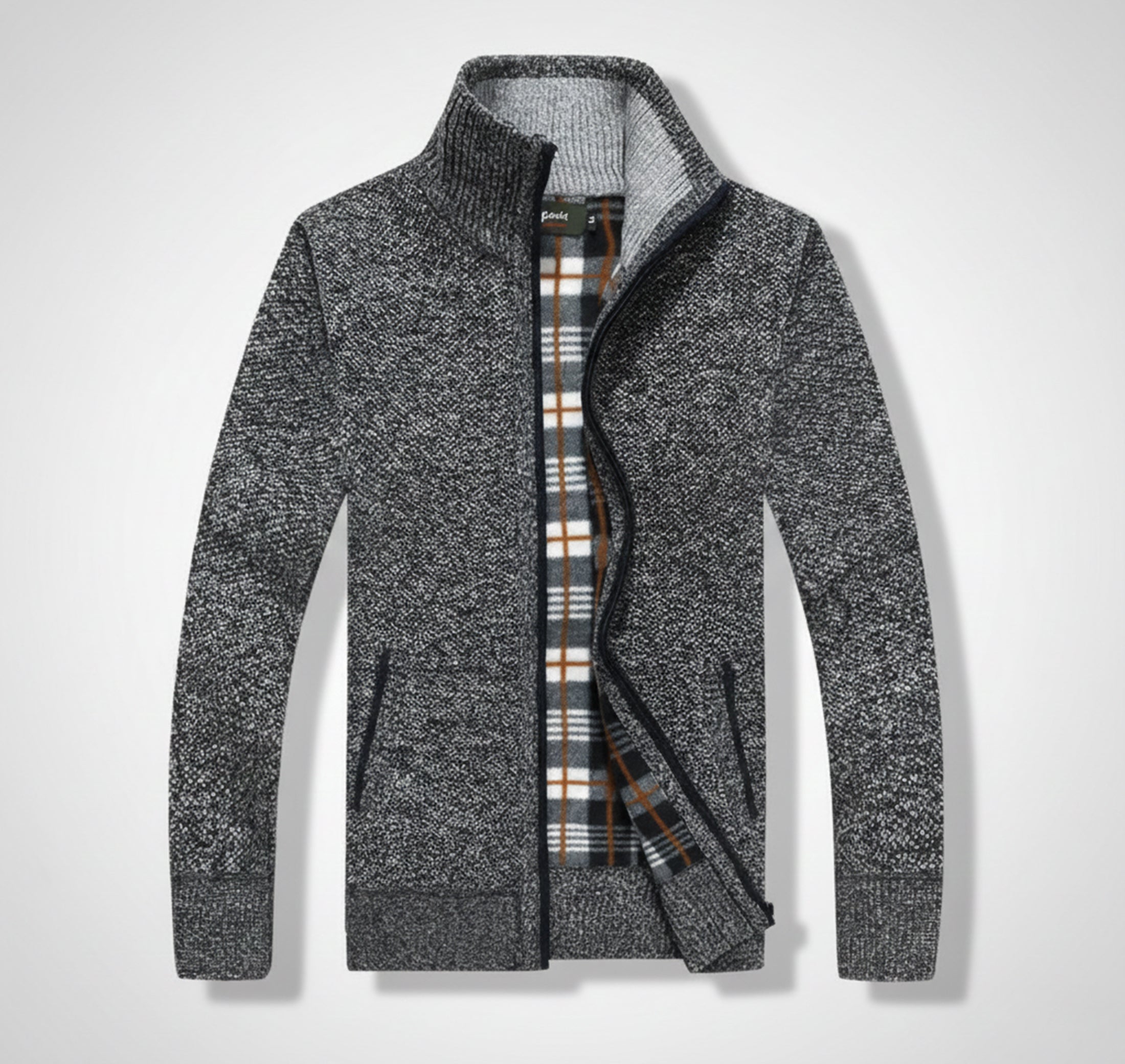 Rocal Outlet | Men’s Knit Sweater Jacket – Warm Knit Layer