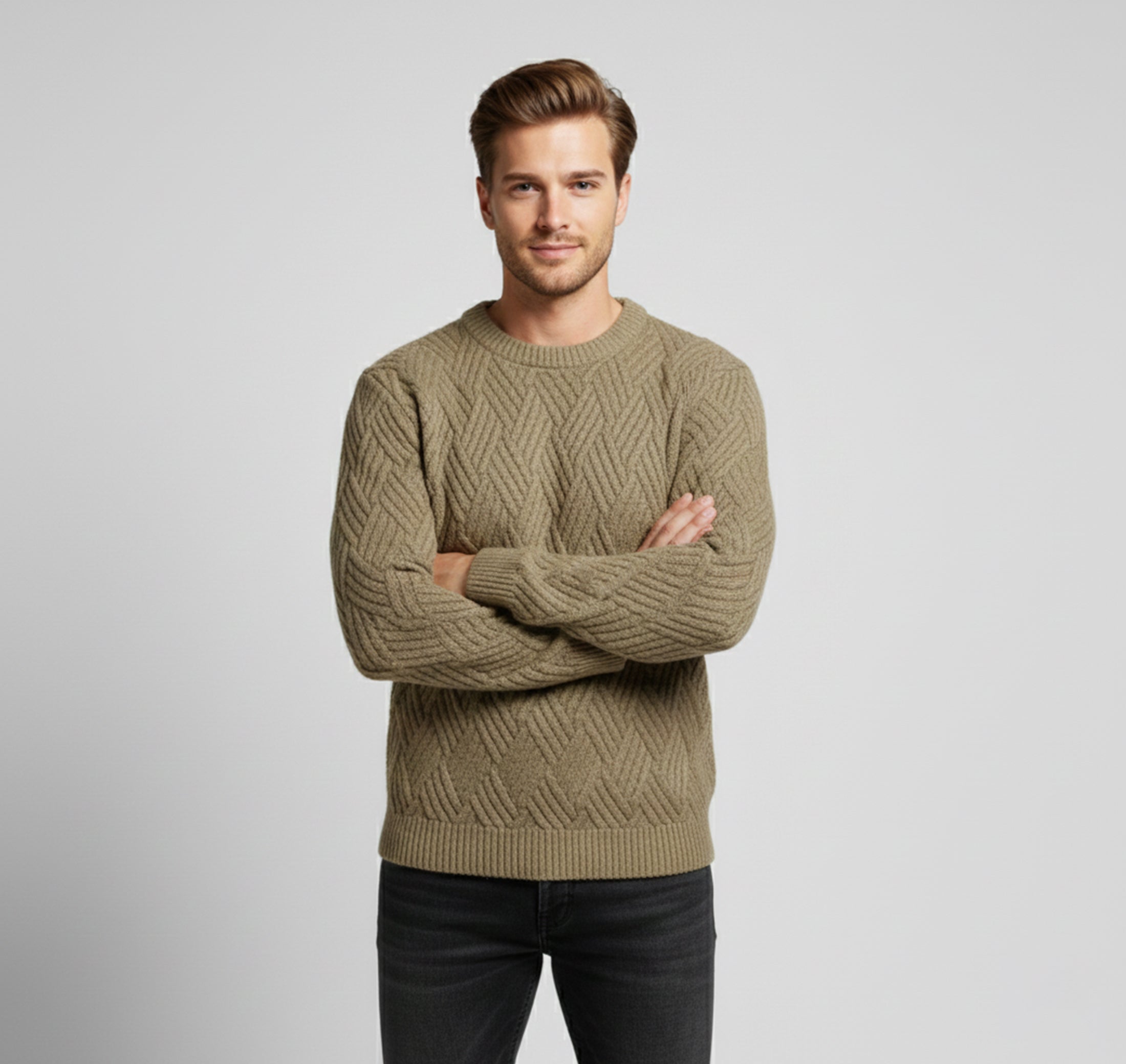 Rocal Outlet | Jersey casual de hombre – Corte relajado para otoño