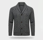 Rocal Outlet | Men’s Knit Cardigan Jacket – Jacquard Warm Edition