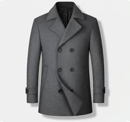 Rocal Outlet | Abrigo clásico de lana para hombre – edición moderna y casual