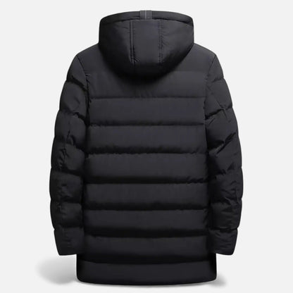 Rocal Outlet | Abrigo largo de hombre – esencial casual con capucha
