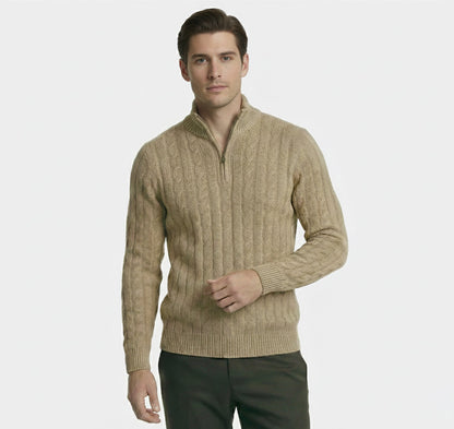 Rocal Outlet | Suéter de lana para hombre – Clásico con cuello semi-alto