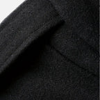 Rocal Outlet | Men’s Long Coat – Vintage Contrast-Collar Elegance