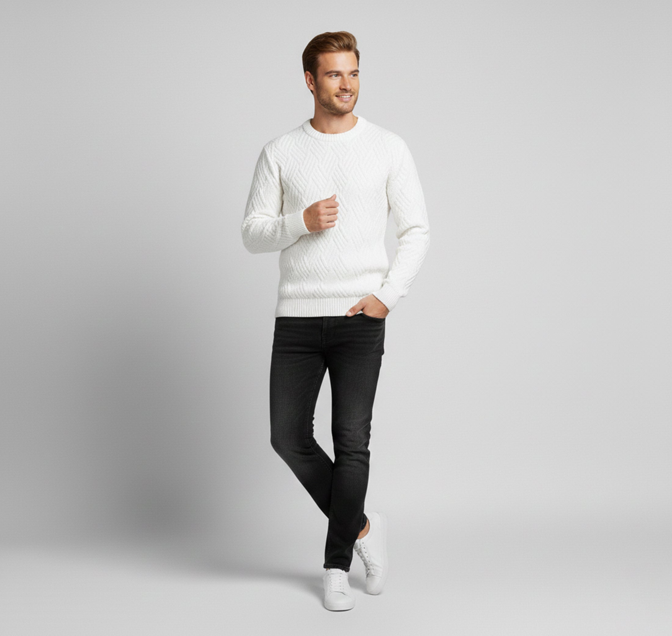 Rocal Outlet | Jersey casual de hombre – Corte relajado para otoño