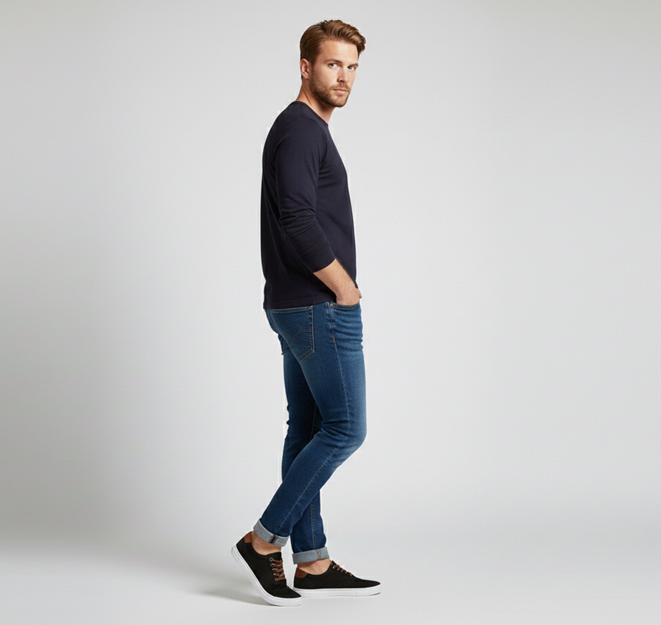Rocal Outlet | Zapatillas deportivas de lona para hombre – Ajuste deportivo diario