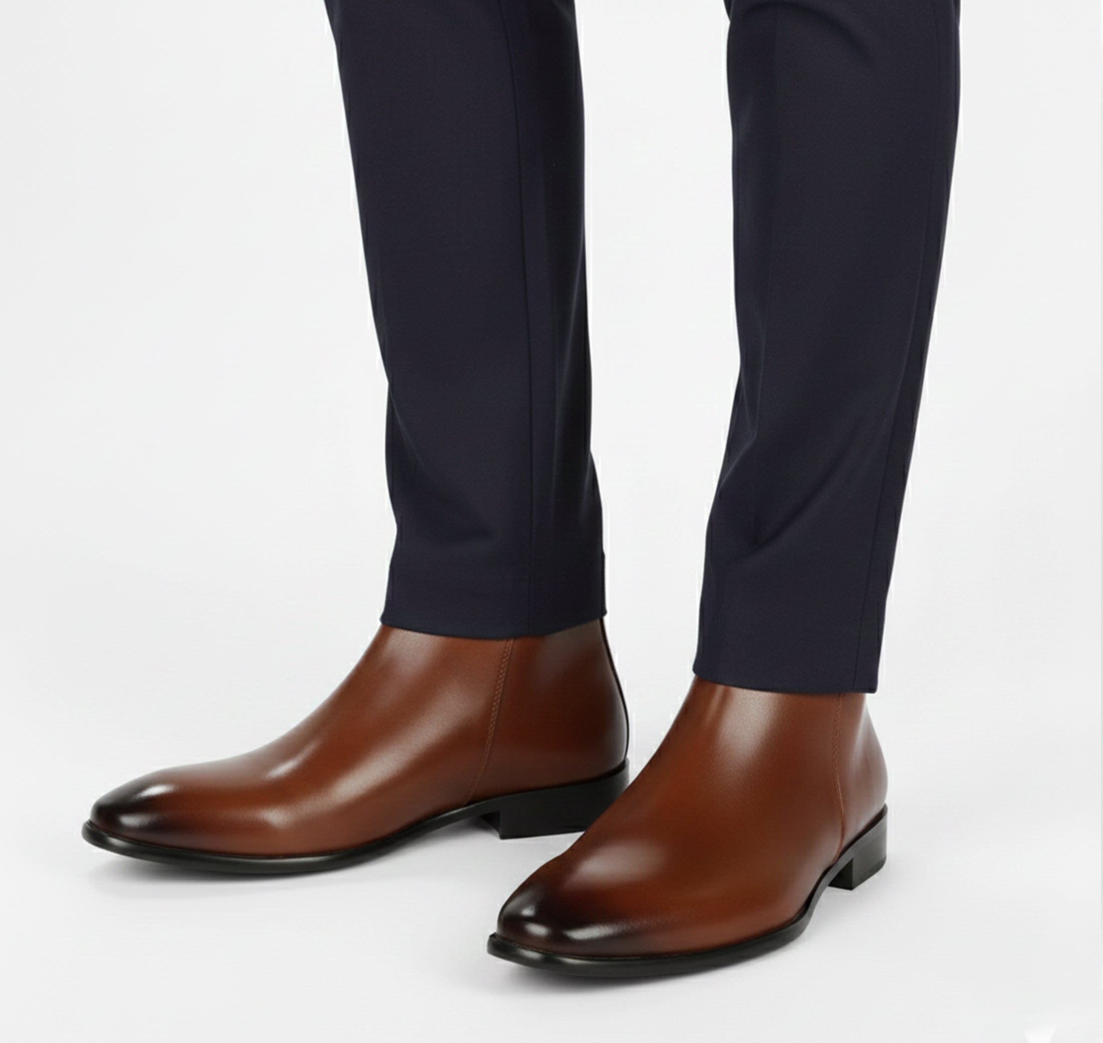 Rocal Outlet | Botines Chelsea para hombre – Cuadrado moderno para caballero