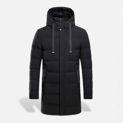 Rocal Outlet | Abrigo largo de hombre – esencial casual con capucha
