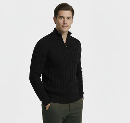 Rocal Outlet | Suéter de lana para hombre – Clásico con cuello semi-alto