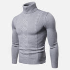 Rocal Outlet | Men’s Turtleneck Sweater – Heritage Jacquard Knit