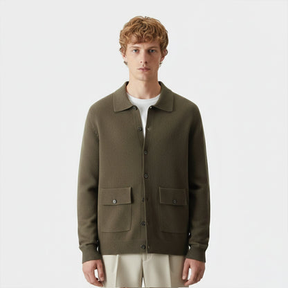 Rocal Outlet | Cárdigan de Lana para Hombre – Polo Clásico