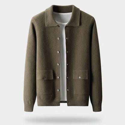 Rocal Outlet | Cárdigan de Lana para Hombre – Polo Clásico