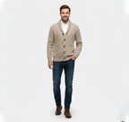 Rocal Outlet | Men’s Knit Cardigan Jacket – Jacquard Warm Edition