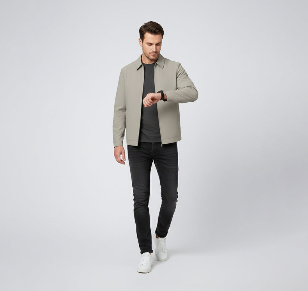 Rocal Outlet | Men’s Casual Jacket – Modern Stand Collar