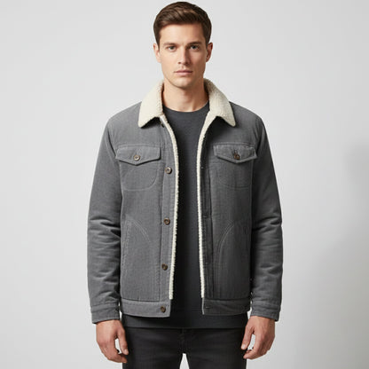Rocal Outlet | Chaqueta informal cálida para hombre – ajuste de pana