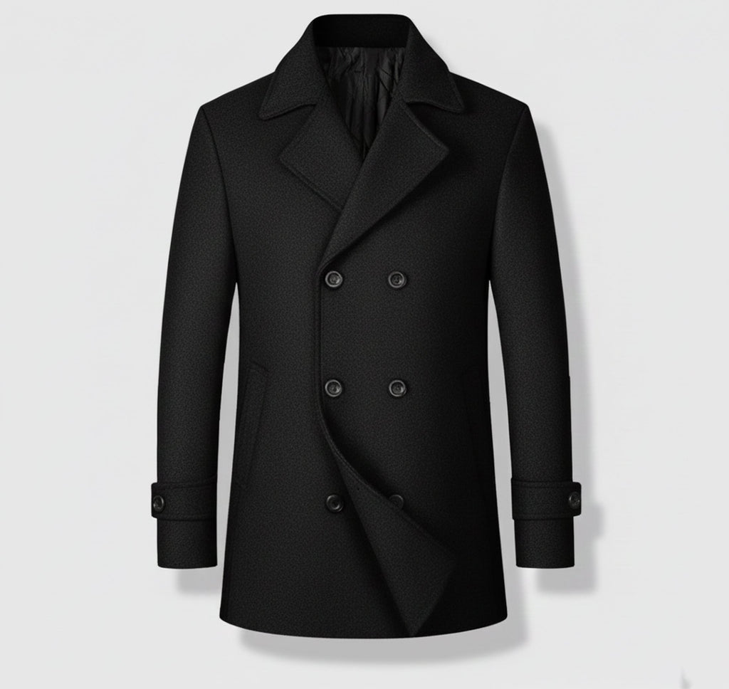 Rocal Outlet | Men’s Classic Wool Coat – Modern Leisure Edition