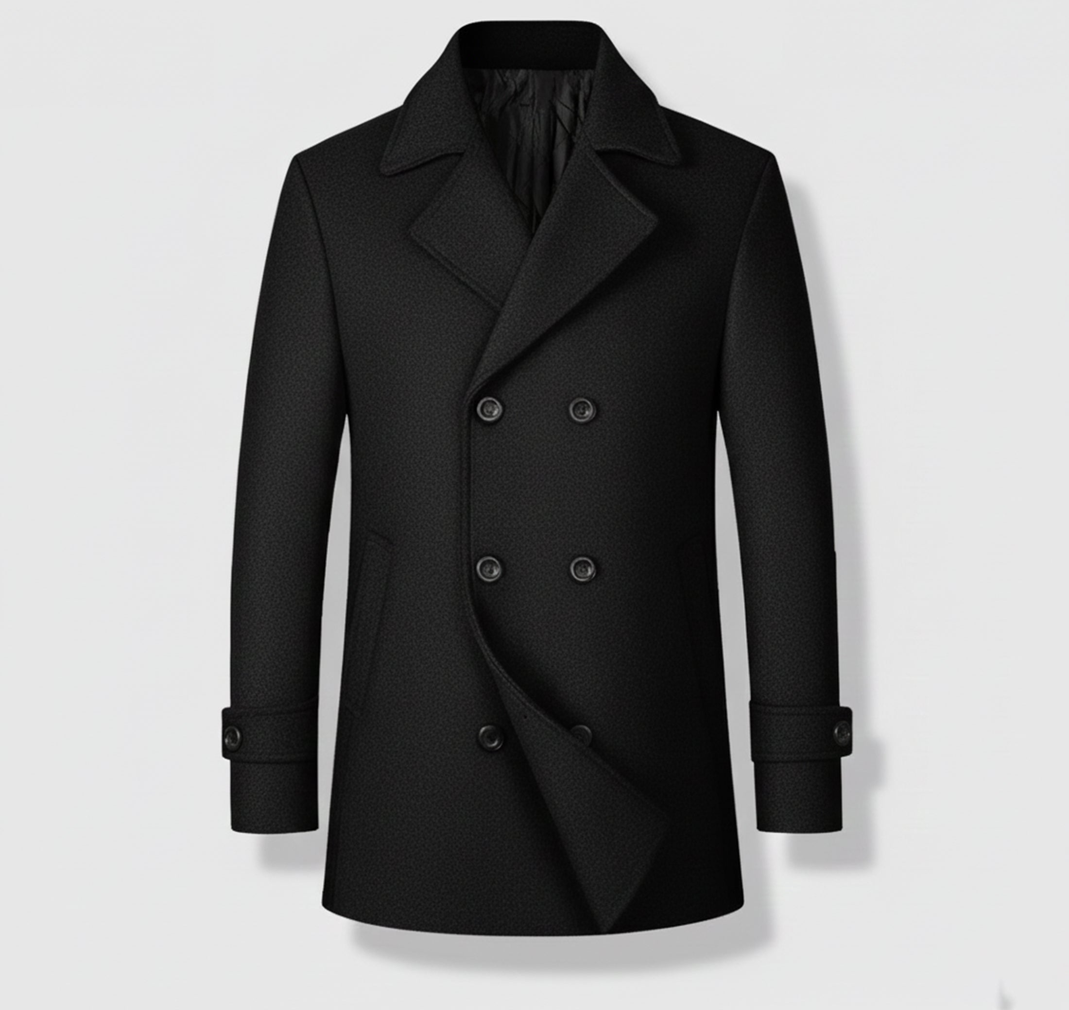 Rocal Outlet | Men’s Classic Wool Coat – Modern Leisure Edition
