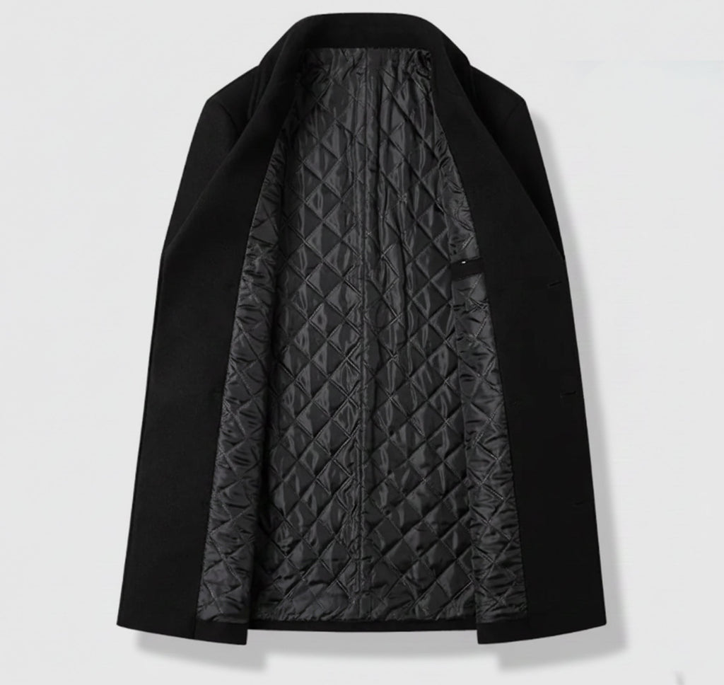 Rocal Outlet | Men’s Classic Wool Coat – Modern Leisure Edition