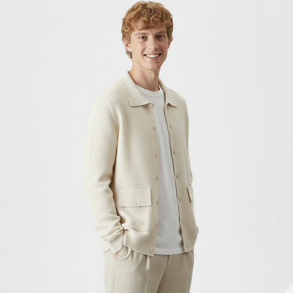 Rocal Outlet | Cárdigan de Lana para Hombre – Polo Clásico