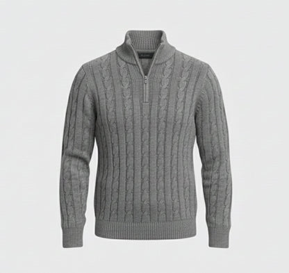 Rocal Outlet | Suéter de lana para hombre – Clásico con cuello semi-alto