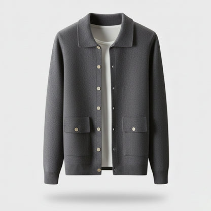 Rocal Outlet | Cárdigan de Lana para Hombre – Polo Clásico
