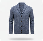 Rocal Outlet | Men’s Knit Cardigan Jacket – Jacquard Warm Edition