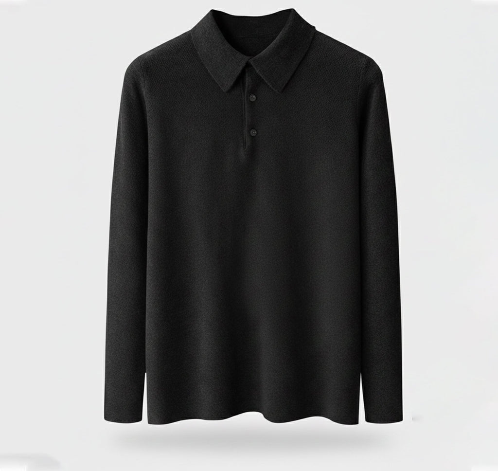 Rocal Outlet | Men’s Polo Collar Knit – Warm Daily Layer