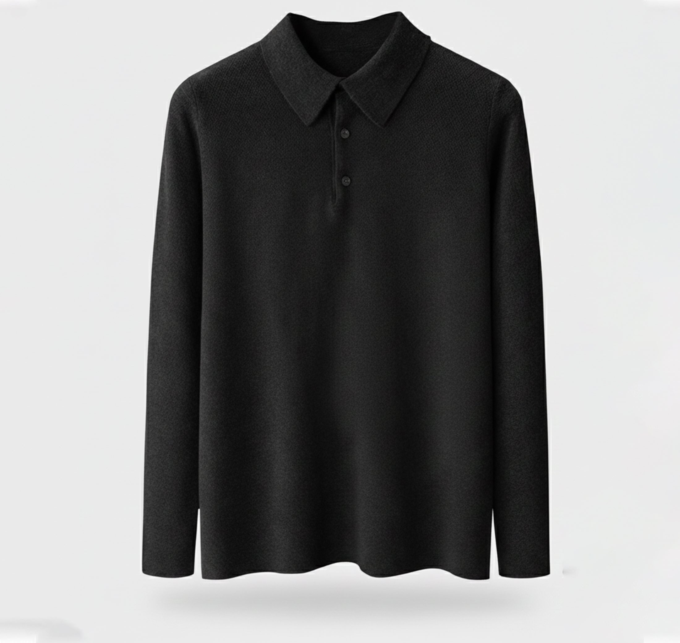 Rocal Outlet | Jersey de Punto con Cuello Polo para Hombre – Capa Diaria Cálida