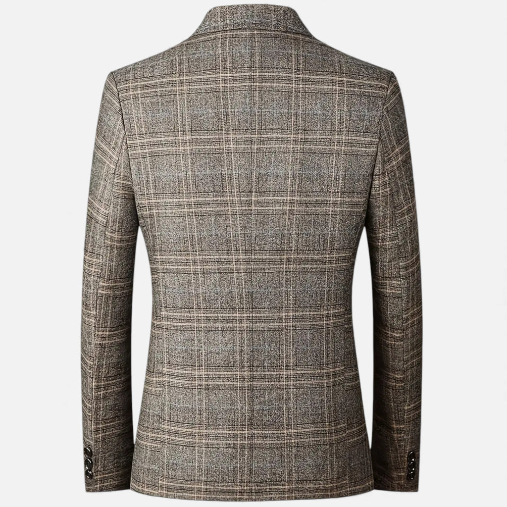 Rocal Outlet | Men’s Lightweight Business Blazer – Geometric Elegance