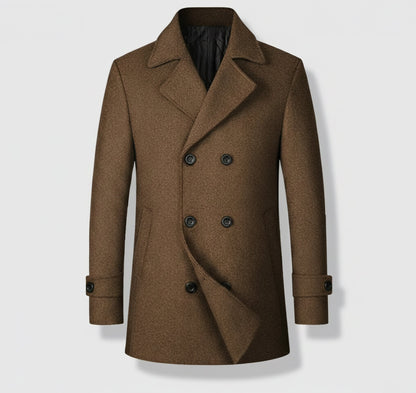Rocal Outlet | Abrigo clásico de lana para hombre – edición moderna y casual