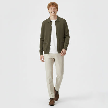 Rocal Outlet | Cárdigan de Lana para Hombre – Polo Clásico