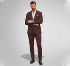Rocal Outlet | Men’s Slim Suit Set – Digital Print Comfort