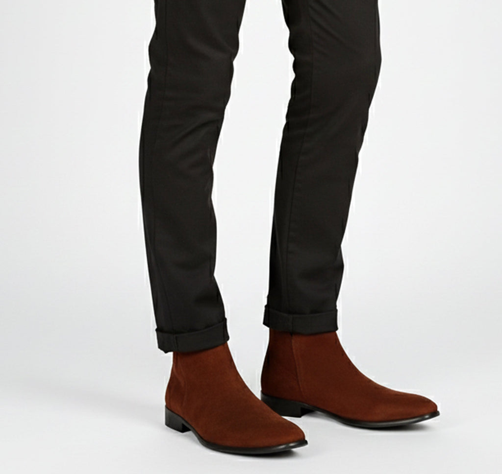 Rocal Outlet | Men’s Winter Chelsea Boots – Classic Square Modernity